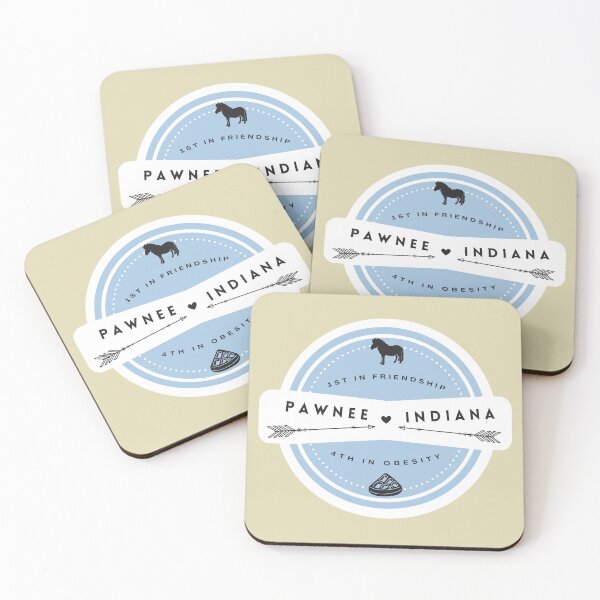 Item preview, Pawnee - blue designed and sold by Lucrezia Corti.