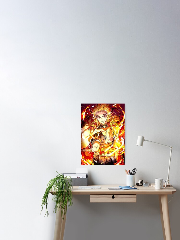 Rengoku Kimetsu No Yaiba Poster for Sale by Cu4ni54rt