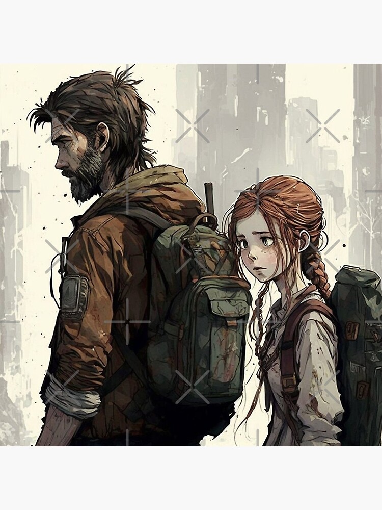 ORIGINAL ART Joel Miller the Last of Us Part II Watercolor 