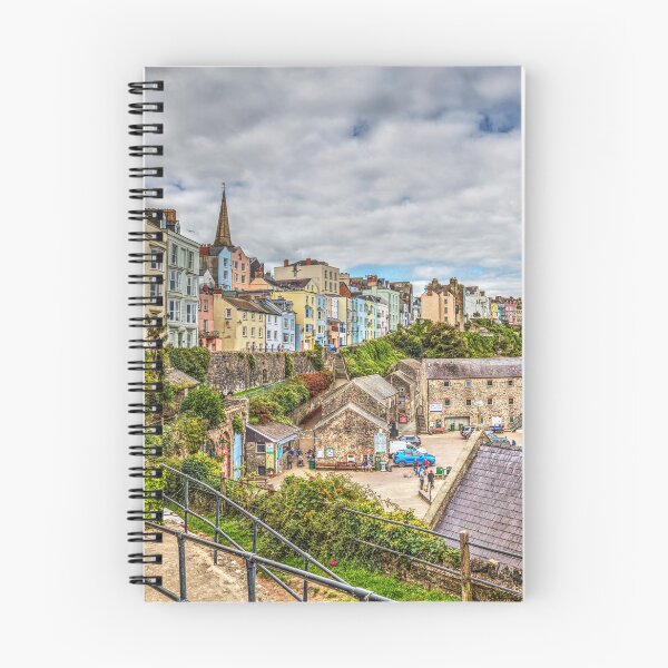 Item preview, Tenby North Beach, Pastel Coloured Houses And Harbour designed and sold by Paul Thompson Photography.