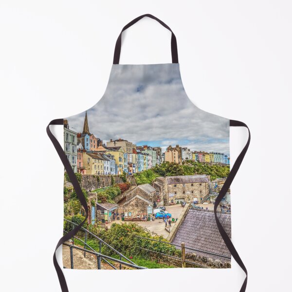 Item preview, Tenby North Beach, Pastel Coloured Houses And Harbour designed and sold by Paul Thompson Photography.