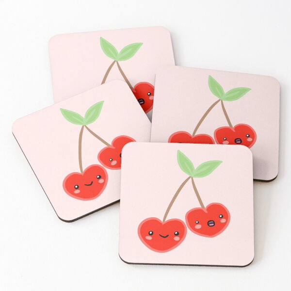 Item preview, kawaii cherry illustration  designed and sold by Yarafantasyart.