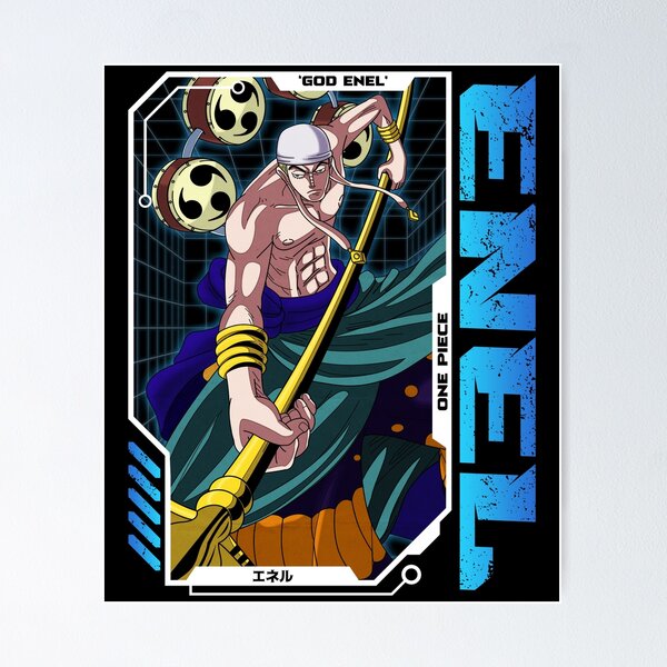 God Enel One Piece Enel Bounty Poster Skypeia Goro goro no mi Magnet for  Sale by One Piece Bounty Poster