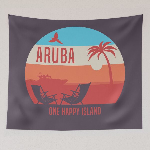 Item preview, Aruba, One Happy Island designed and sold by studio838.