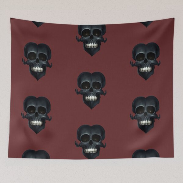 Item preview, Skull Heart designed and sold by Digiheart.
