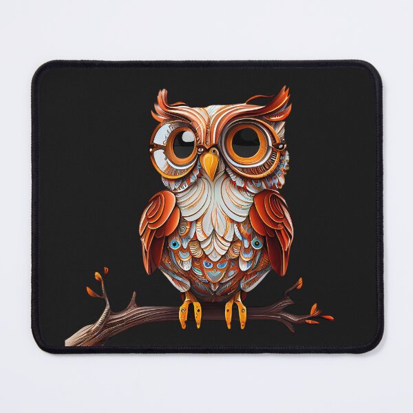 Item preview, Wise Owl in Spectacles: Illustration designed and sold by MTJ-Mushrooms.