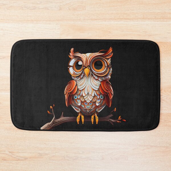 Item preview, Wise Owl in Spectacles: Illustration designed and sold by MTJ-Mushrooms.
