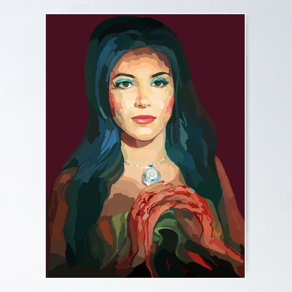 Item preview, The Love Witch Painting designed and sold by LarkaArt.