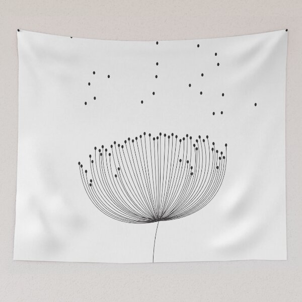 Item preview, Flying Dandelion designed and sold by thewishdesigns.