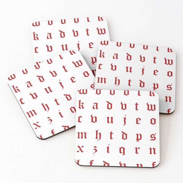 Item preview, Old English Alphabets designed and sold by flydye.