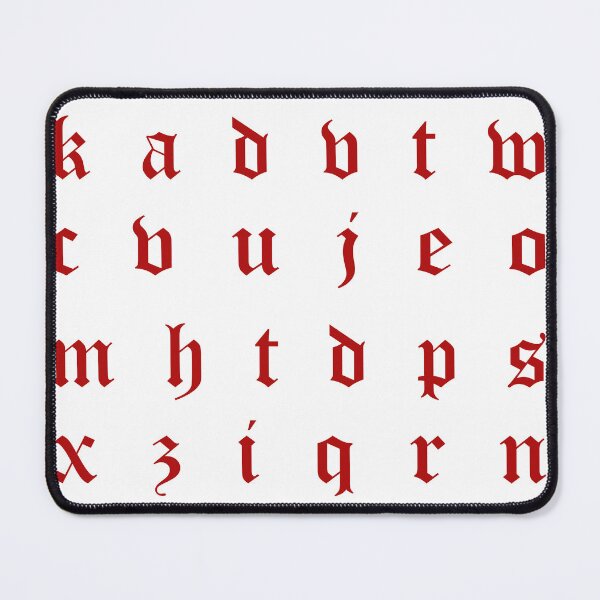 Item preview, Old English Alphabets designed and sold by flydye.
