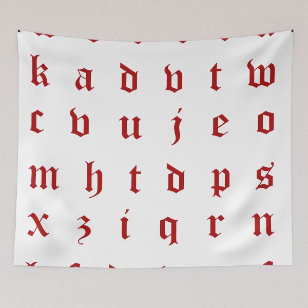 Item preview, Old English Alphabets designed and sold by flydye.