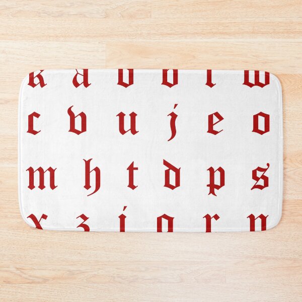 Item preview, Old English Alphabets designed and sold by flydye.