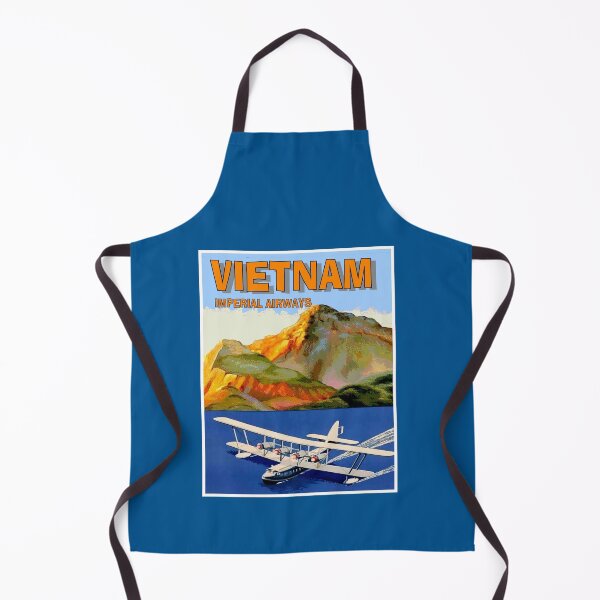 Item preview, IMPERIAL AIRWAYS : Vintage Fly To VIETNAM Travel Advertising Print designed and sold by posterbobs.