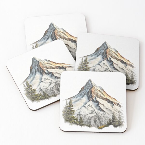 Item preview, Mt Hood Color Pencil Art Print designed and sold by clakedesigns.