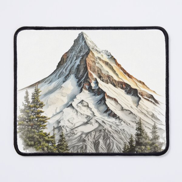 Item preview, Mt Hood Color Pencil Art Print designed and sold by clakedesigns.