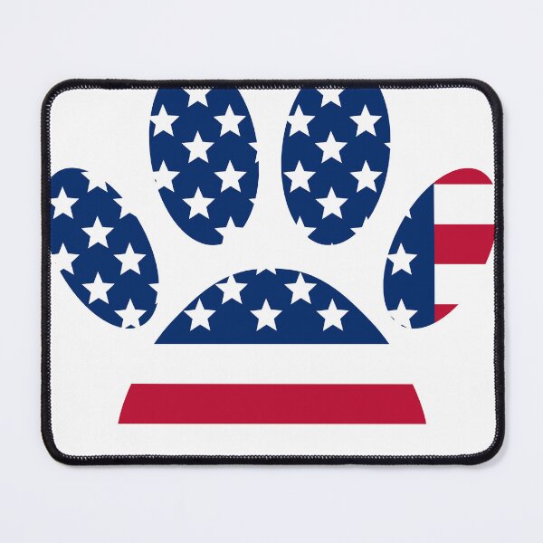 Item preview, US Flag Dog Paw Print designed and sold by Almdrs.