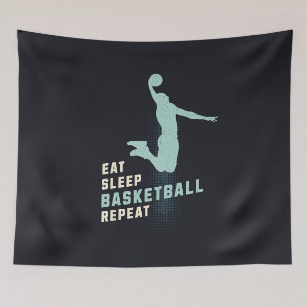 Item preview, Eat, sleep, basketball, repeat | march madness | let the madness begin designed and sold by simonlidesign.