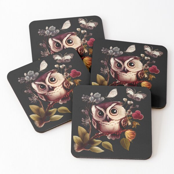 Item preview, Wise Owl: Illustration designed and sold by MTJ-Mushrooms.
