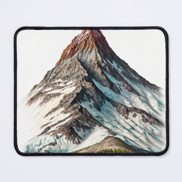 Item preview, Mt Jefferson Color Pencil Art Print designed and sold by clakedesigns.