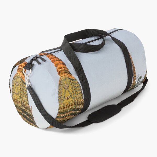 Item preview, First sidewalk view to ornate roof, flanked from parts of Chedis at Wat Pho. designed and sold by kall3bu.