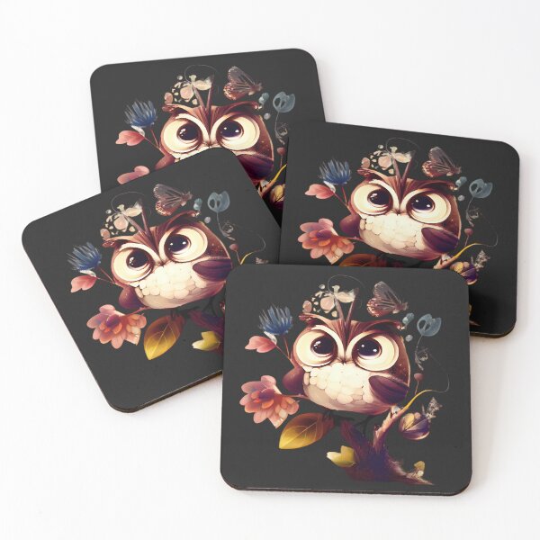 Item preview, Wise Owl: Illustration designed and sold by MTJ-Mushrooms.