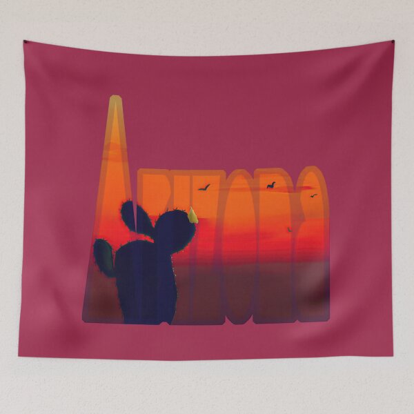 Item preview, Arizona Cactus at sunset designed and sold by designs-by-ann.