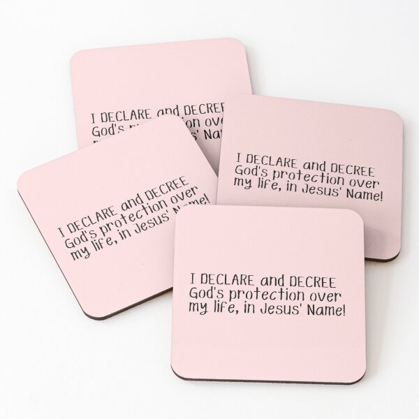 Item preview, I Declare And Decree Gods Protection Over My Life designed and sold by Nancyanna.