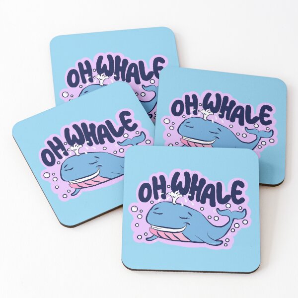 Item preview, Oh whale funny summer quote sticker designed and sold by tqueen.