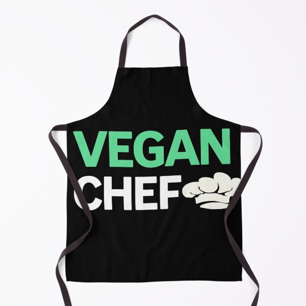 Item preview, Vegan chef, funny baking vegan, veganism designed and sold by UnlockingDesign.