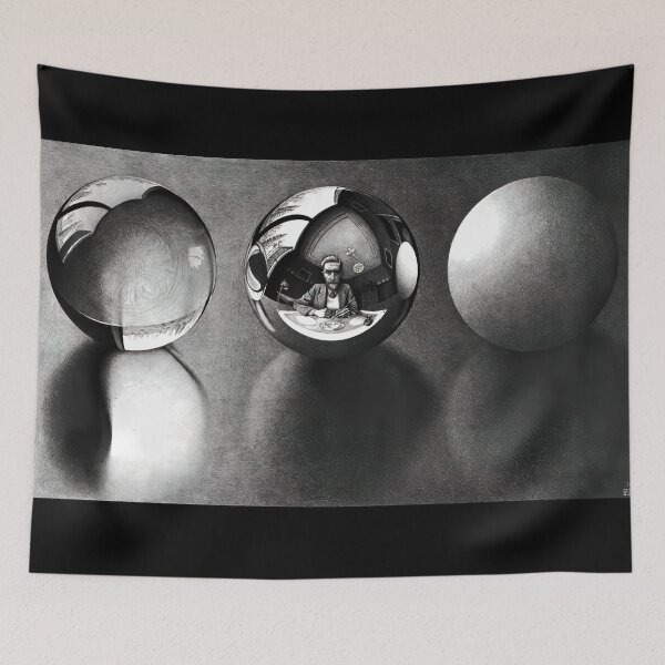 Item preview, Escher - Three Spheres II designed and sold by funnypixels.