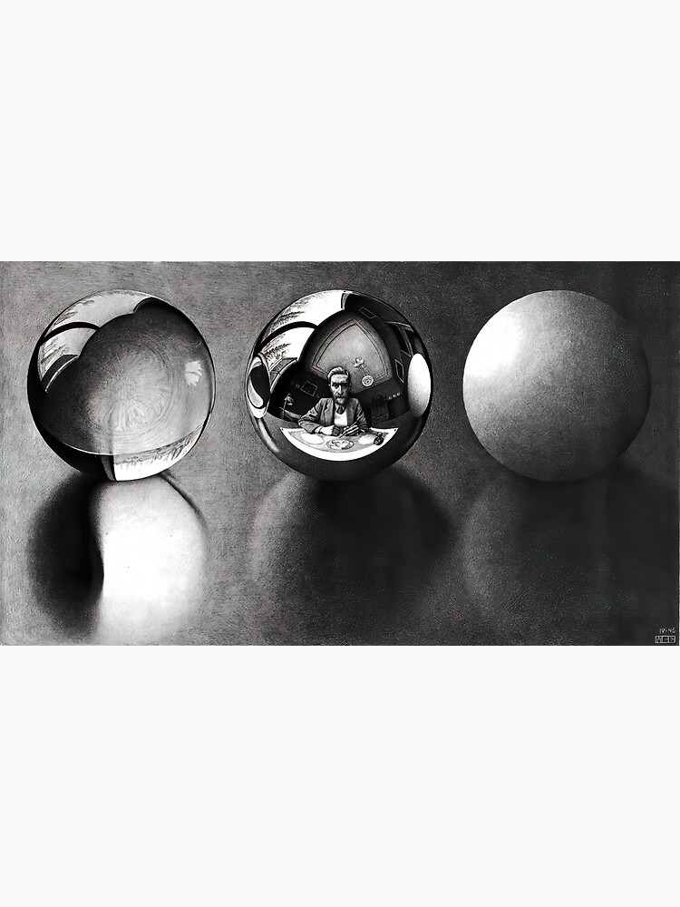 70s ”MC Escher”「 Three Spheres I」ポスター