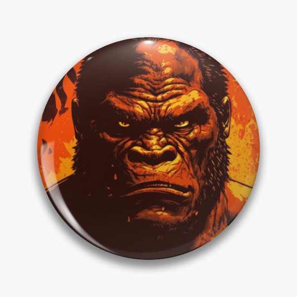 Item preview, Fire Gorilla with crown  designed and sold by warzin.