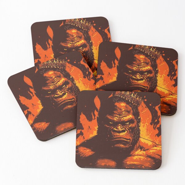 Item preview, Fire Gorilla with crown  designed and sold by warzin.