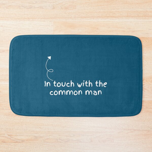 Item preview, In touch with the common man white designed and sold by ShelCreationsCA.