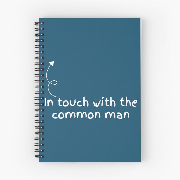 Item preview, In touch with the common man white designed and sold by ShelCreationsCA.