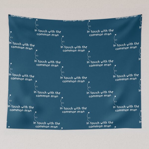 Item preview, In touch with the common man white designed and sold by ShelCreationsCA.