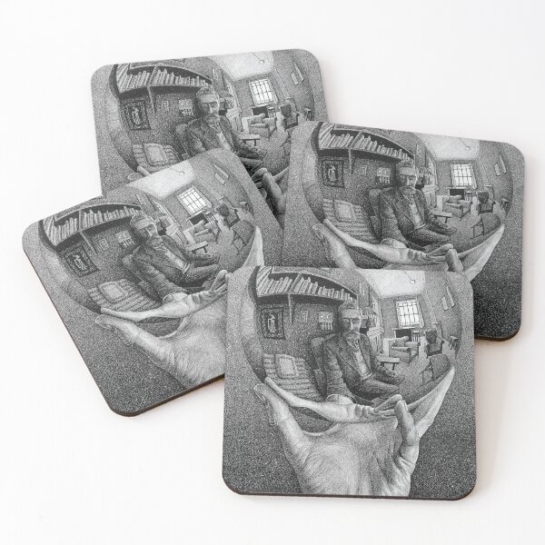 Item preview, Escher - Hand with Reflecting Sphere designed and sold by funnypixels.
