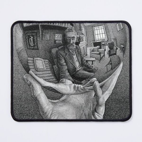 Item preview, Escher - Hand with Reflecting Sphere designed and sold by funnypixels.