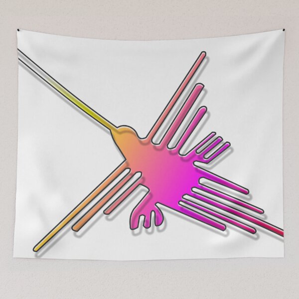 Item preview, Nazca Lines Hummingbird designed and sold by Almdrs.