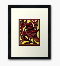 Thomlinson Bird Yellow Red Framed Print