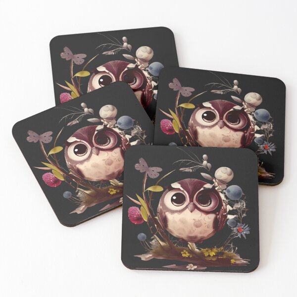 Item preview, Wise Owl: Illustration designed and sold by MTJ-Mushrooms.