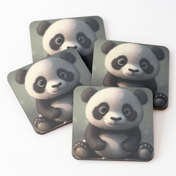 Item preview, cute panda digital art designed and sold by warzin.