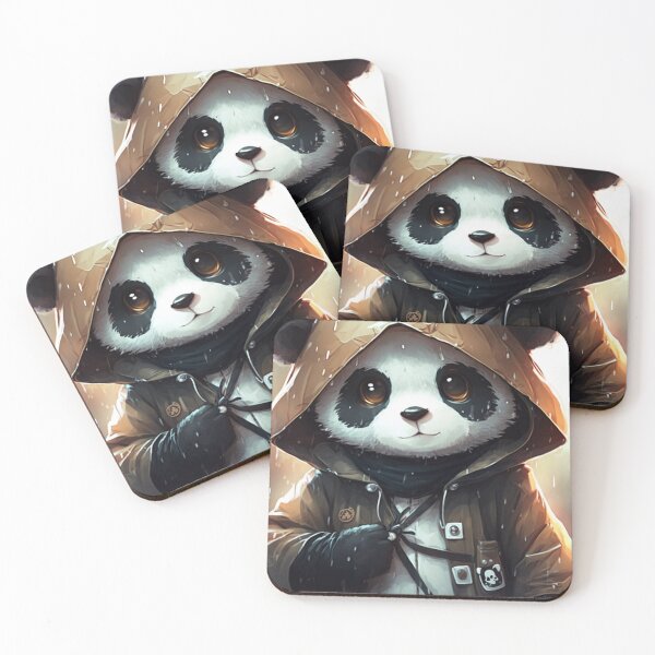 Item preview, hooded panda designed and sold by warzin.