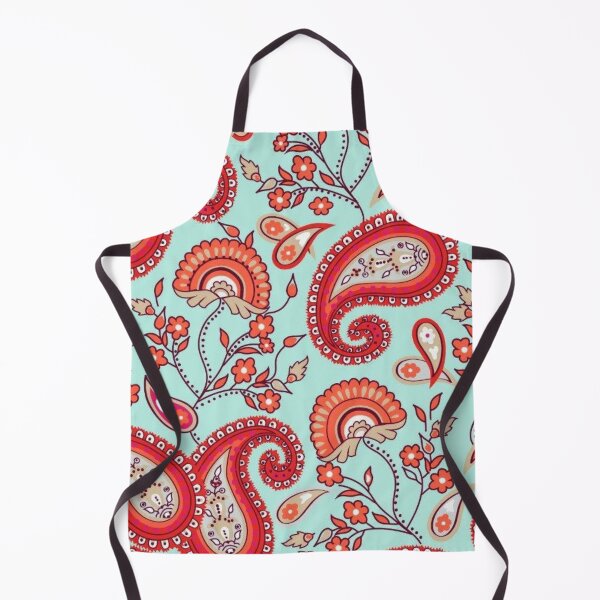 Item preview, Patrón de cachemira azul claro designed and sold by Donkey's Salad.