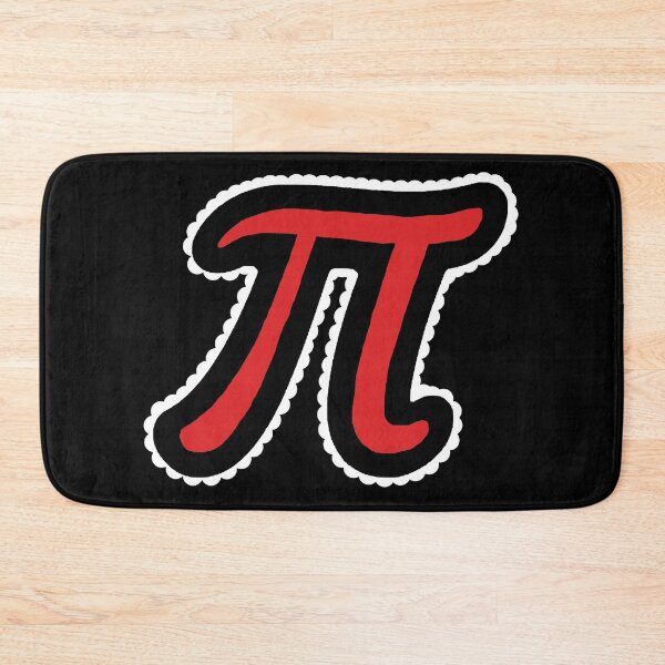 Item preview, Black and Red Pi Math Symbol designed and sold by ellenhenry.