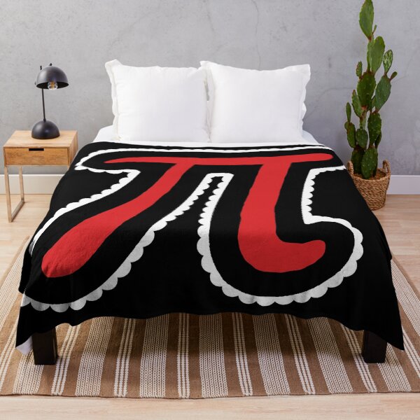 Item preview, Black and Red Pi Math Symbol designed and sold by ellenhenry.