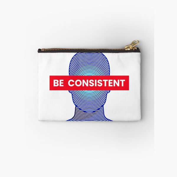 Item preview, Be Consistent reminder for focus on priorities.  designed and sold by MehmudArtdesign.