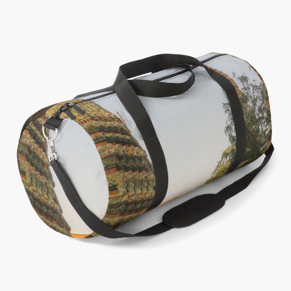 Item preview, Second sidewalk view to ornate roof, flanked from parts of Chedis at Wat Pho. designed and sold by kall3bu.