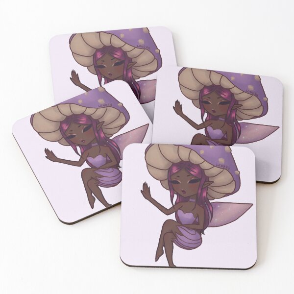 Item preview, Mushroom Fairy Violet designed and sold by Jenna Wing-Hu.